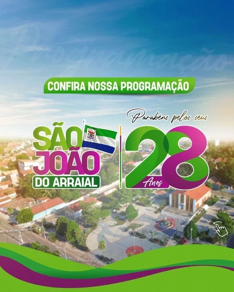 São João do Arraial divulga programação dos 28 anos de Emancipação Política - Imagem 1
