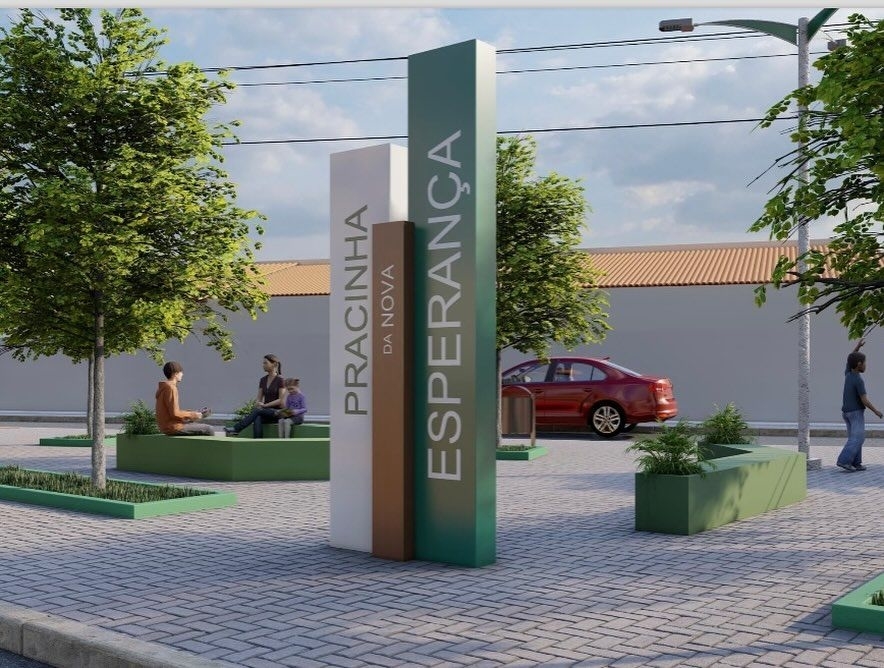 Prefeitura de Esperantina revitaliza Pracinha do Bairro Nova Esperança.