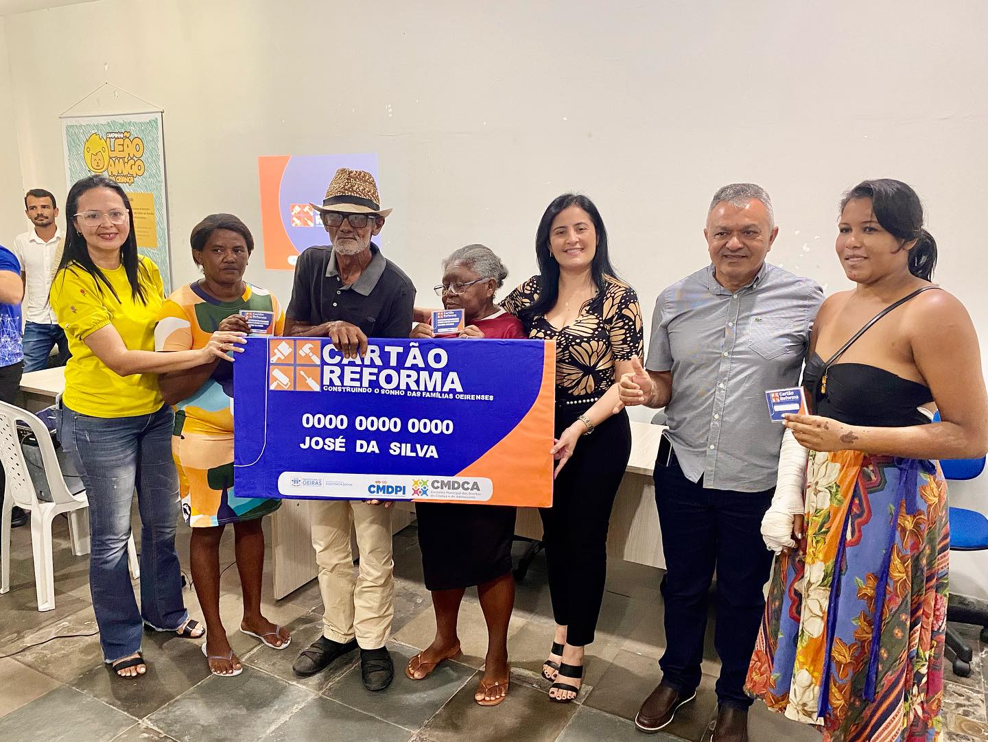 Assistência Social beneficia mais 20 famílias com Cartão Reforma em Oeiras - Imagem 2