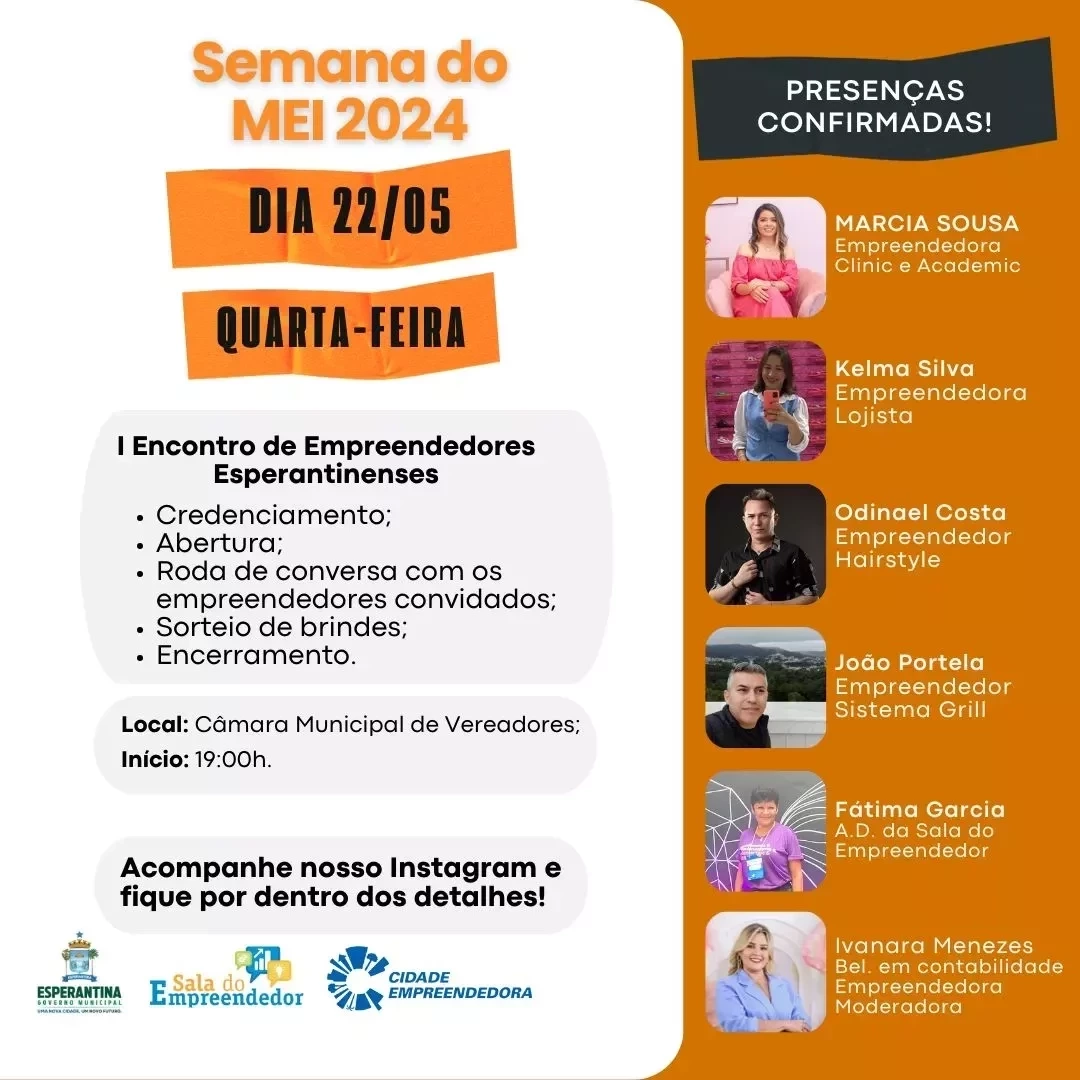 Prefeitura e Sala do Empreendedor realizarão Semana do MEI 2024. - Imagem 3