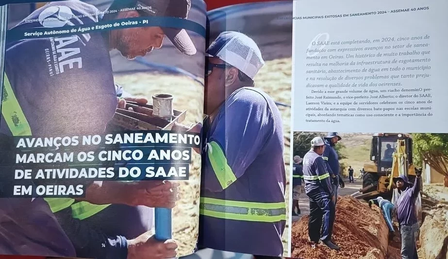 Experiências exitosas do SAAE Oeiras ganham destaque em Congresso Nacional  - Imagem 1