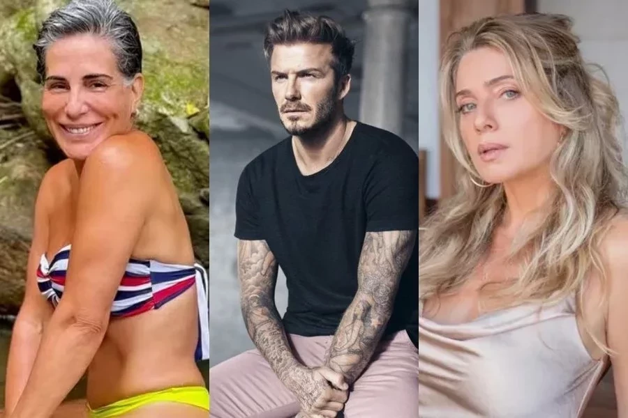 Além de Glória Pires, veja outros famosos que deram selinhos nos filhos