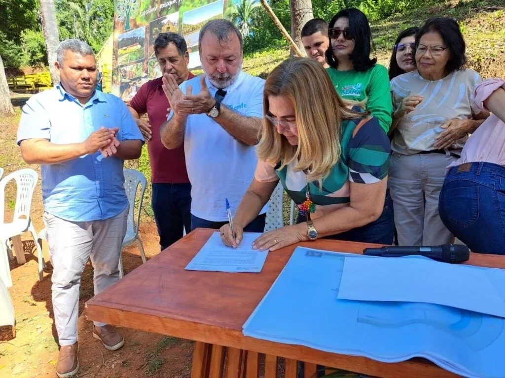 Vilma Lima assina ordem de serviço do primeiro parque ambiental municipal - Imagem 16