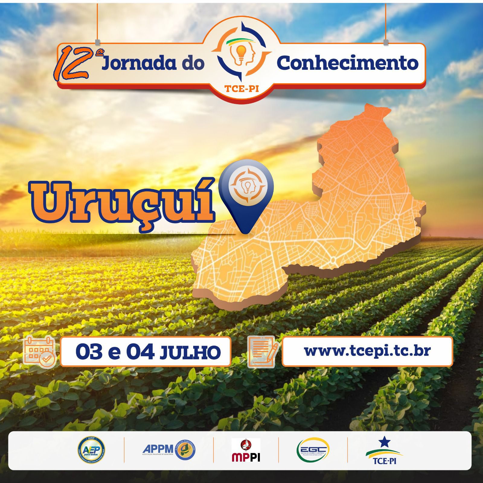 Uruçuí Sediará a 12ª Jornada do Conhecimento do TCE-PI, um evento promovido