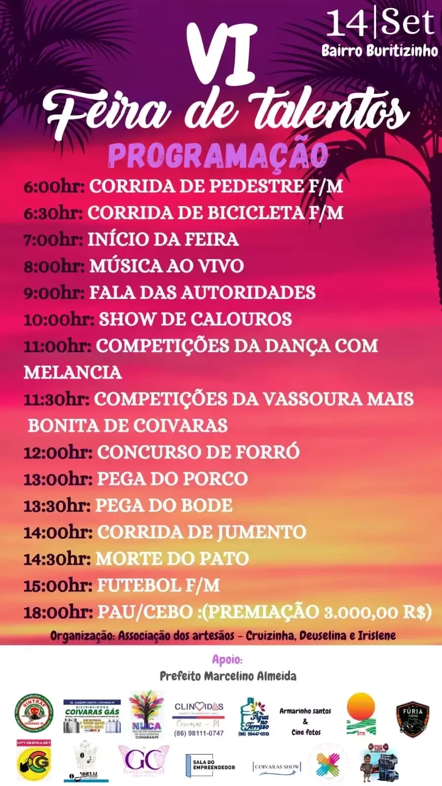 Artesãos e empreendedores de Coivaras realizarão VI Feira de Talentos - Imagem 1