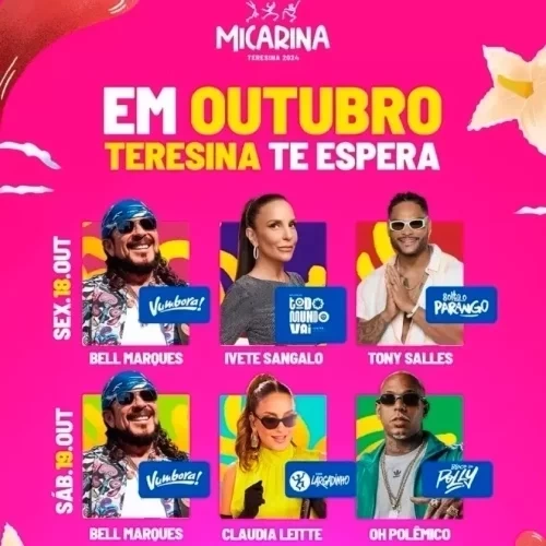 Saiba quais famosos vão marcar presença na Micarina 2024 - imagem 123815