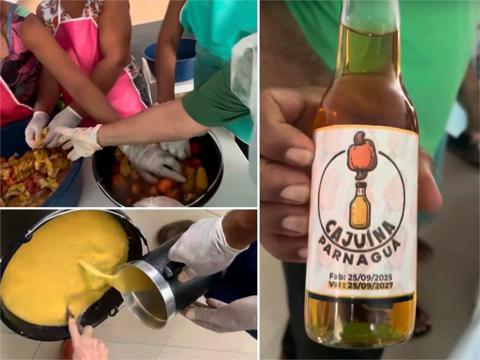 Curso de Produção de Cajuína - Foto: Prefeitura de Parnaguá