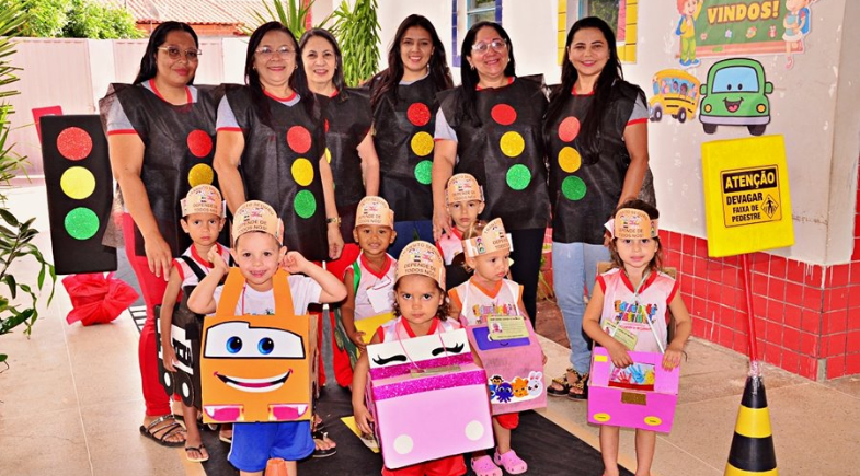 Creche Municipal Daysa Régia realiza projeto sobre educação no trânsito em Santo Antônio de Lisboa