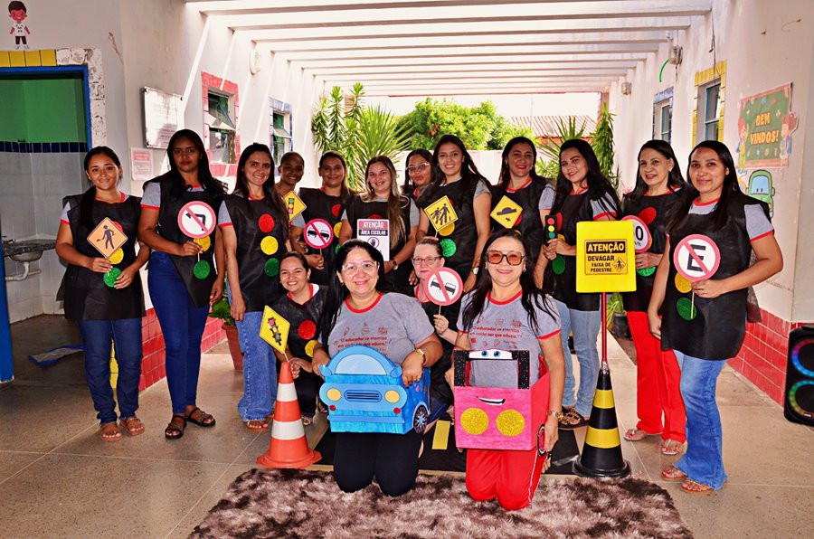 Creche Municipal Daysa Régia realiza projeto sobre educação no trânsito em Santo Antônio de Lisboa - Imagem 2