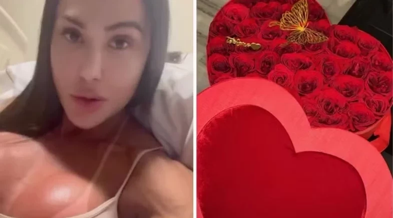 Gracyanne Barbosa ganha presente sugestivo após cirurgia e se emociona