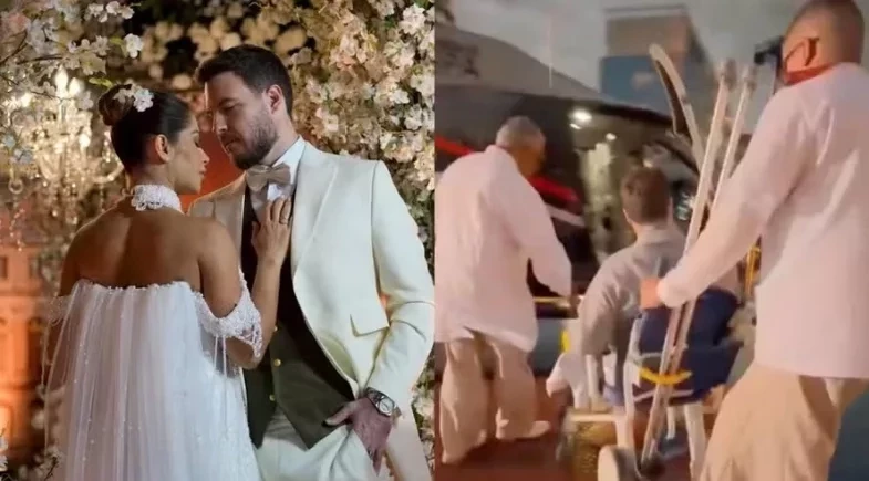 Maíra Cardi comemora sucesso da cirurgia de Thiago Nigro durante renovação de votos