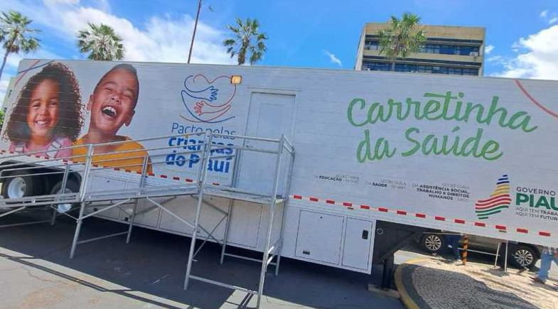 Município de Marcos Parente recebe serviços assistenciais da Carretinha da Saúde
