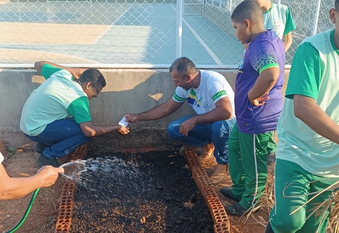 Projeto Horta Escolar - Foto: Prefeitura de São Gonçalo do Gurguéia