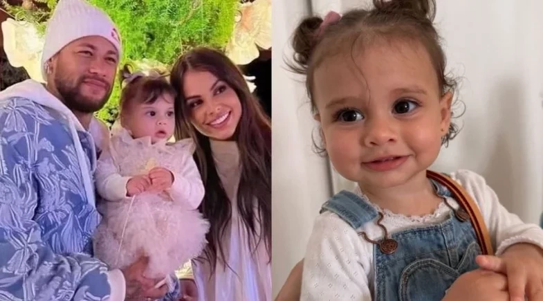 Amanda Kimberlly encanta web ao postar foto rara de Helena, sua filha com Neymar