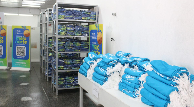 Kits da Corrida Meio Norte começam a ser montados e entregas iniciam nesta sexta (17)