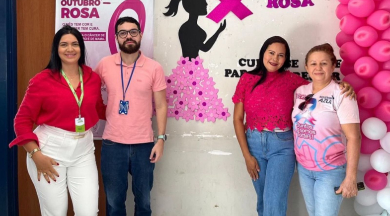 Prefeitura de Ilha Grande realiza ação do Outubro Rosa na UBS Dr. João Silva Filho