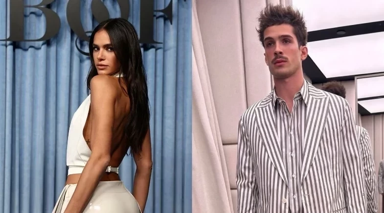 Bruna Marquezine e João Guilherme são flagrados juntos em jantar com amigos em SP