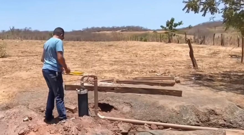 Prefeitura de Canto do Buriti realiza entrega de poço com água encanada na localidade Santa Maria