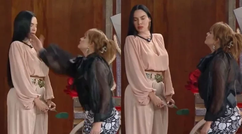 Gaby Spanic é expulsa de 'A Fazenda 17' após dar tapa na cara de Tamires