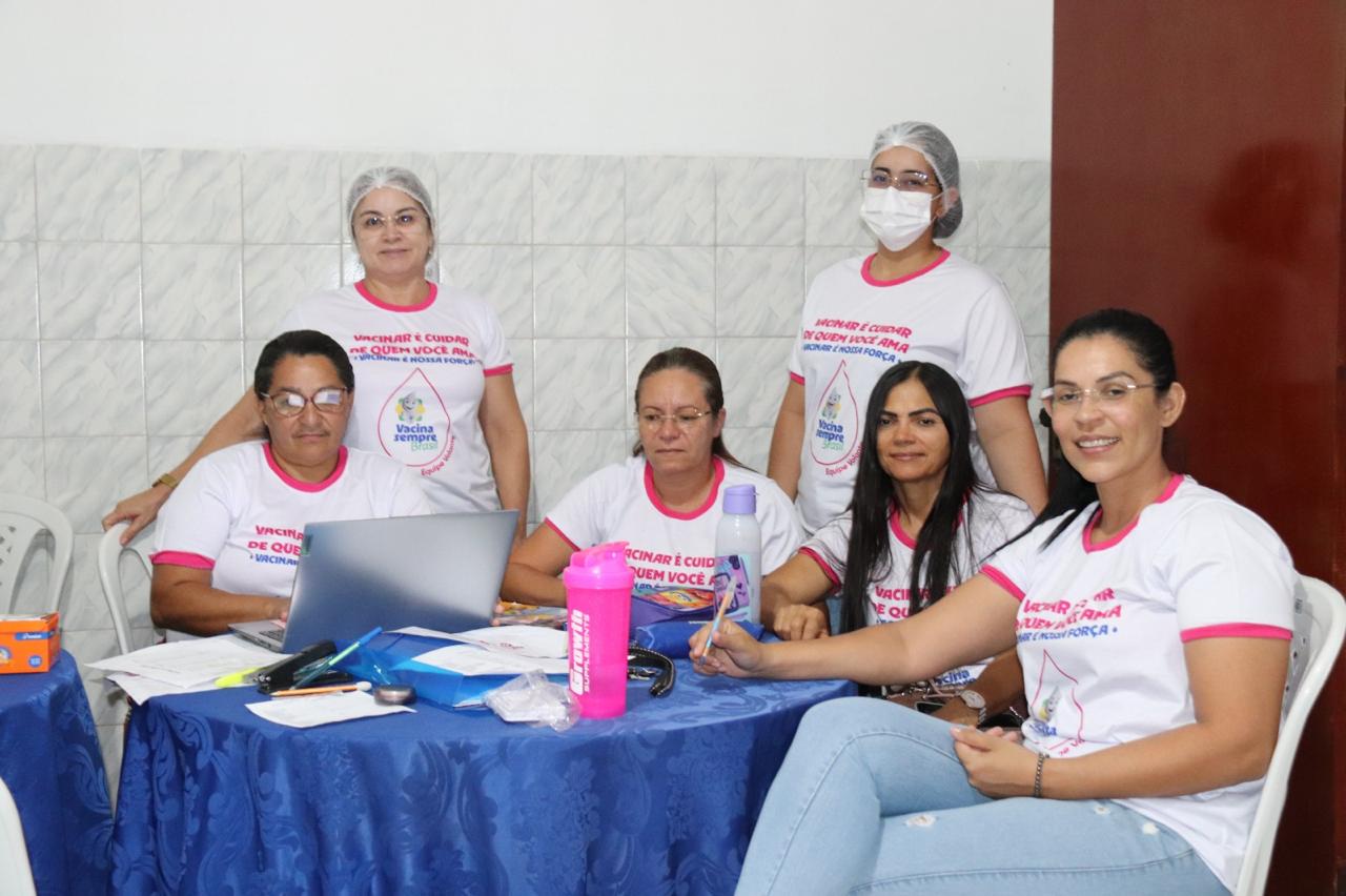 Equipe multiprofissional de vacinação -  Foto: Prefeitura de Marcolândia