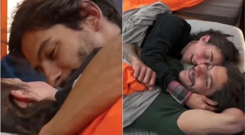 A Fazenda 17: Shia se deita com Michelle Barros e quase beija a peoa