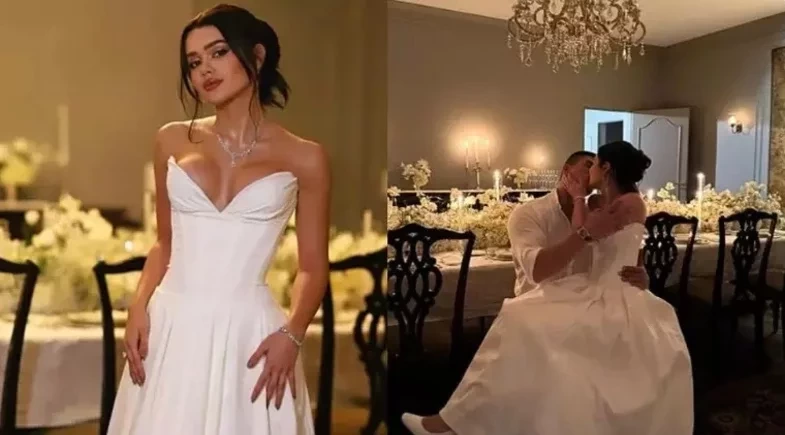 Franciny Ehlke adia lua de mel por baile de Halloween e explica ausência do marido