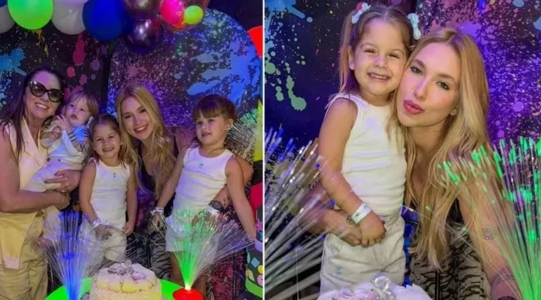 Sem Zé Felipe, Virginia Fonseca comemora aniversário da filha em festa intimista