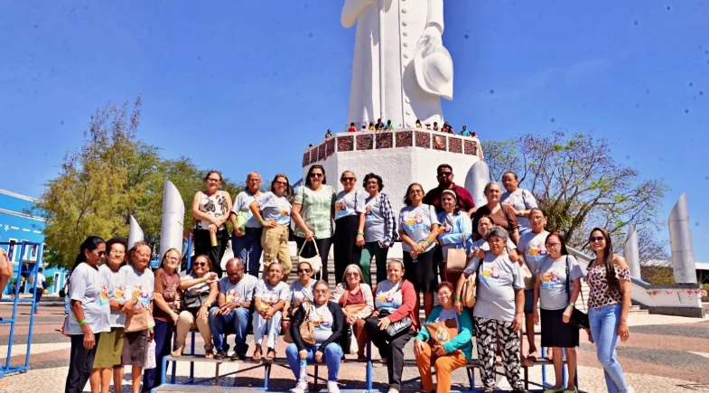 Social de Santo Antônio de Lisboa promove passeio para idosos do Grupo Reviver em Juazeiro do Norte