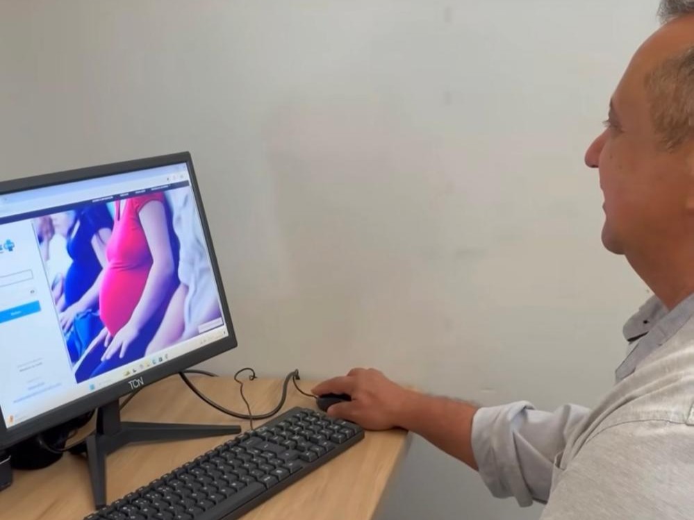 Prefeito Miguel Rodrigues na UBS Itália - Foto: Prefeitura de Itainópolis