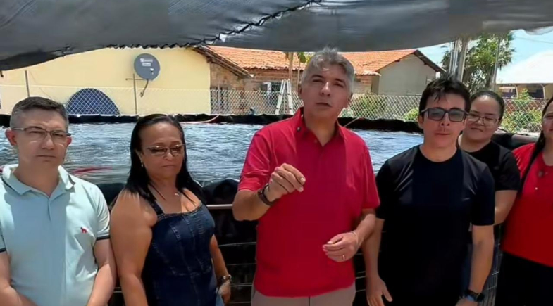 Prefeitura de Nossa Senhora de Nazaré lança projeto de criação de tilápias em escola da zona rural