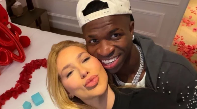 Nome de Virginia explode em buscas na Espanha após anúncio de namoro com Vini Jr.