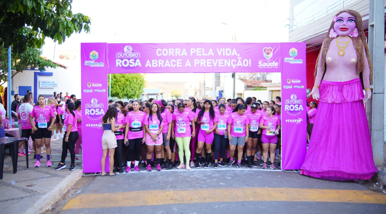 Corrida de Rua marca o encerramento da Campanha Outubro Rosa em Simplício Mendes