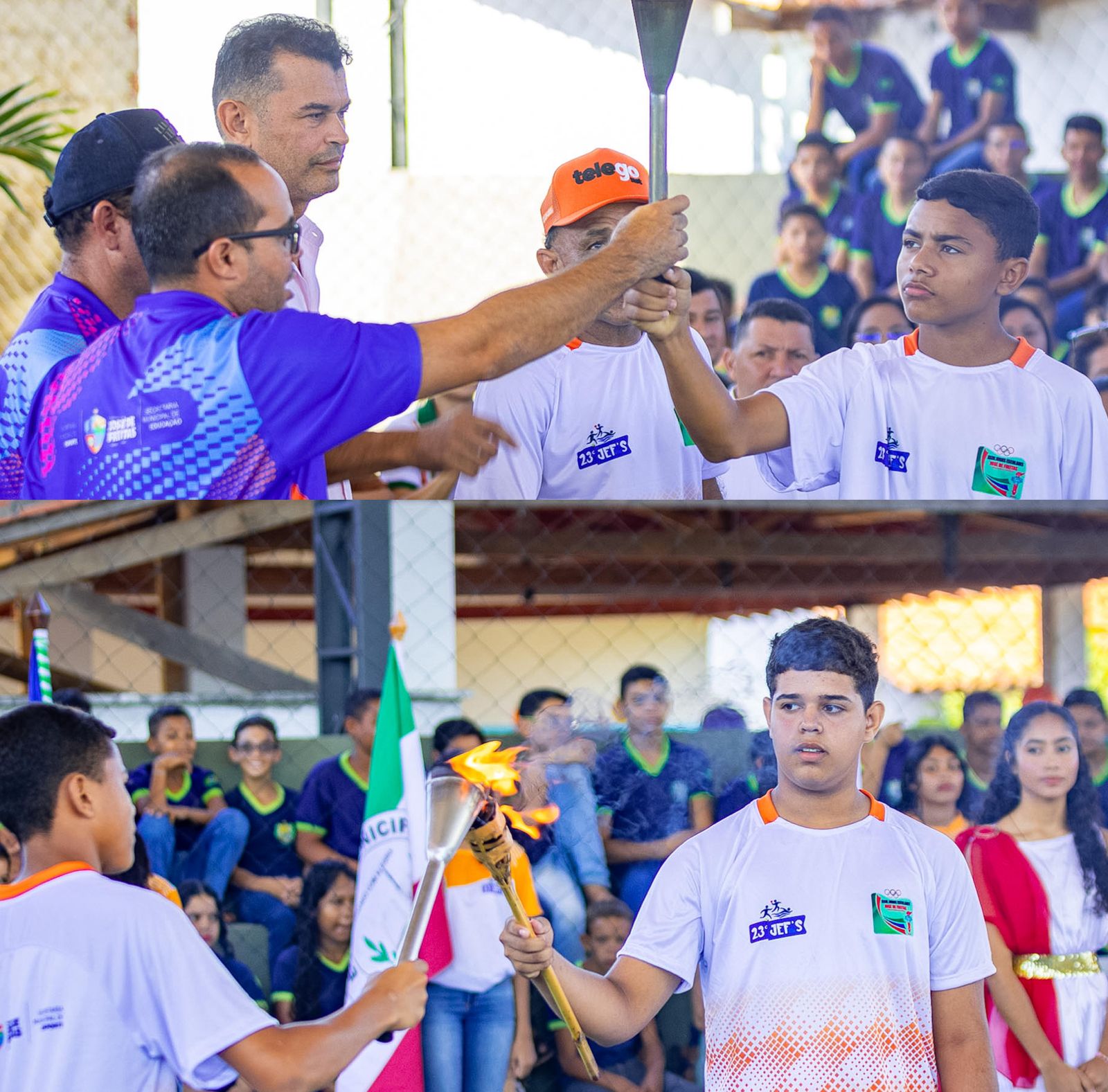 José de Freitas realiza cerimônia de acendimento da tocha do 23º Jogos Escolares Freitenses - Imagem 2