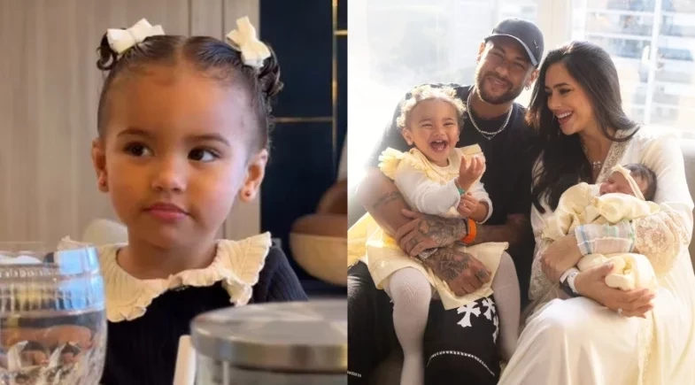 Mavie, filha de Neymar e Bruna Biancardi, conquista a web ao contar planos para o shopping