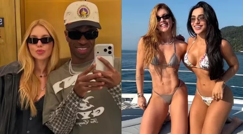 Vini Jr. deixa coração em álbum de amiga de Virginia e atitude gera debates na web