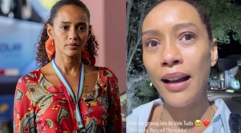 Taís Araujo se emociona com fim das gravações de 'Vale Tudo': “Maior desafio”