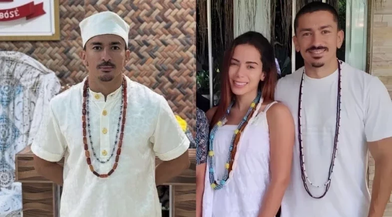 Renan Machado, irmão de Anitta, é consagrado pai de santo no Rio de Janeiro
