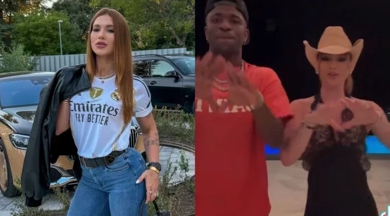Vini Jr. publica vídeo dançando com Virginia Fonseca na sua casa em Madrid