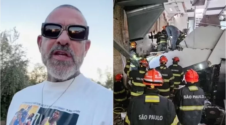 Chef Fogaça estava na Espanha durante desabamento de restaurante em SP