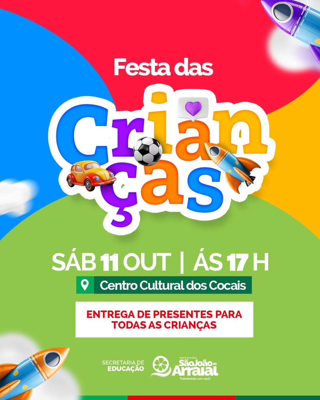 São João do Arraial promove grande festa em comemoração ao Dia das Crianças - Imagem 1