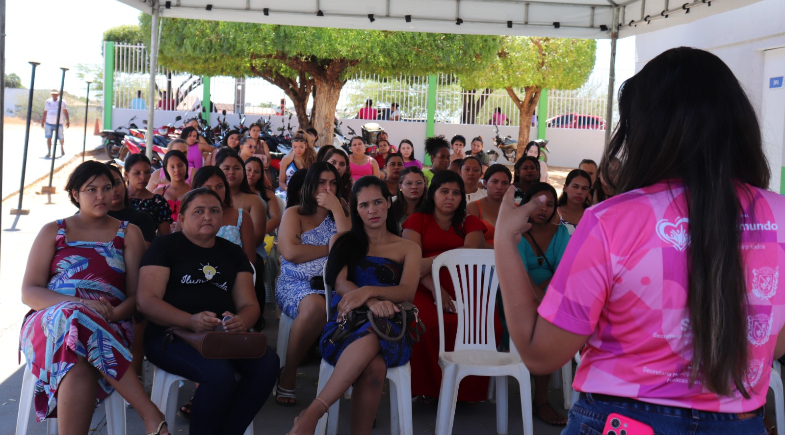 SENTAS realiza palestra sobre cuidados com a saúde e entrega de Kit Natalino ao grupo de gestantes “SER MÃE”