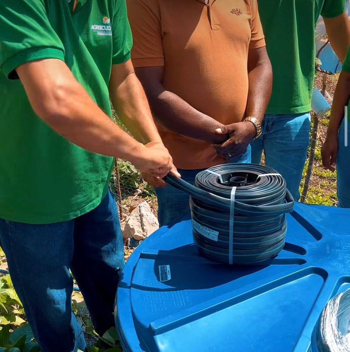 Sistema de irrigação - Foto: Prefeitura de Assunção do Piauí