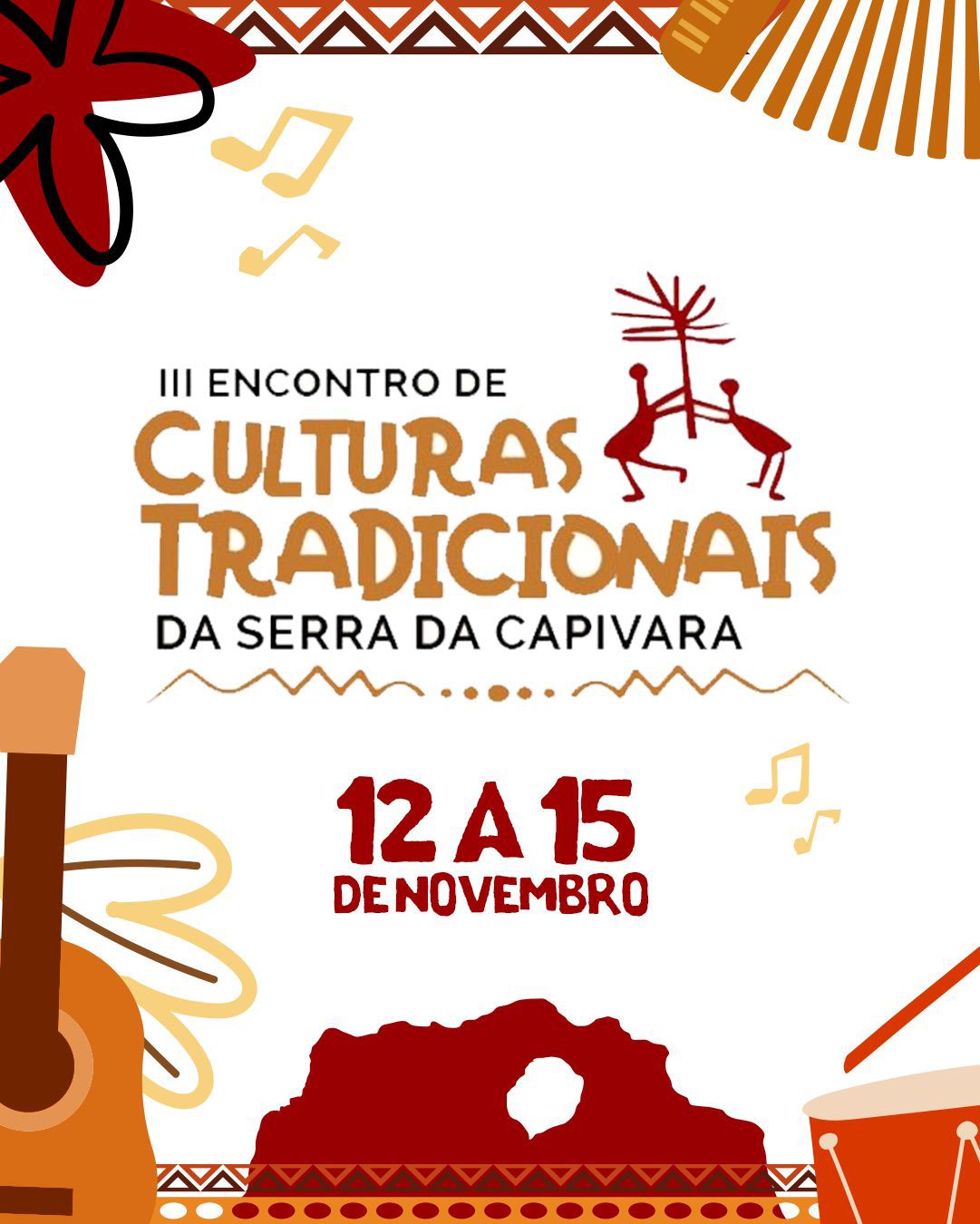 III Encontro de Culturas Tradicionais da Serra da Capivara começa nesta quarta-feira (12) e segue até o dia 15 - Imagem 1