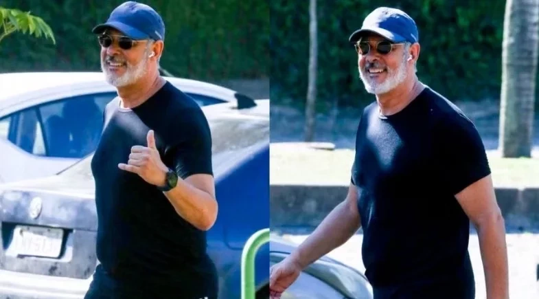 William Bonner curte dia de sol no Rio após saída do Jornal Nacional