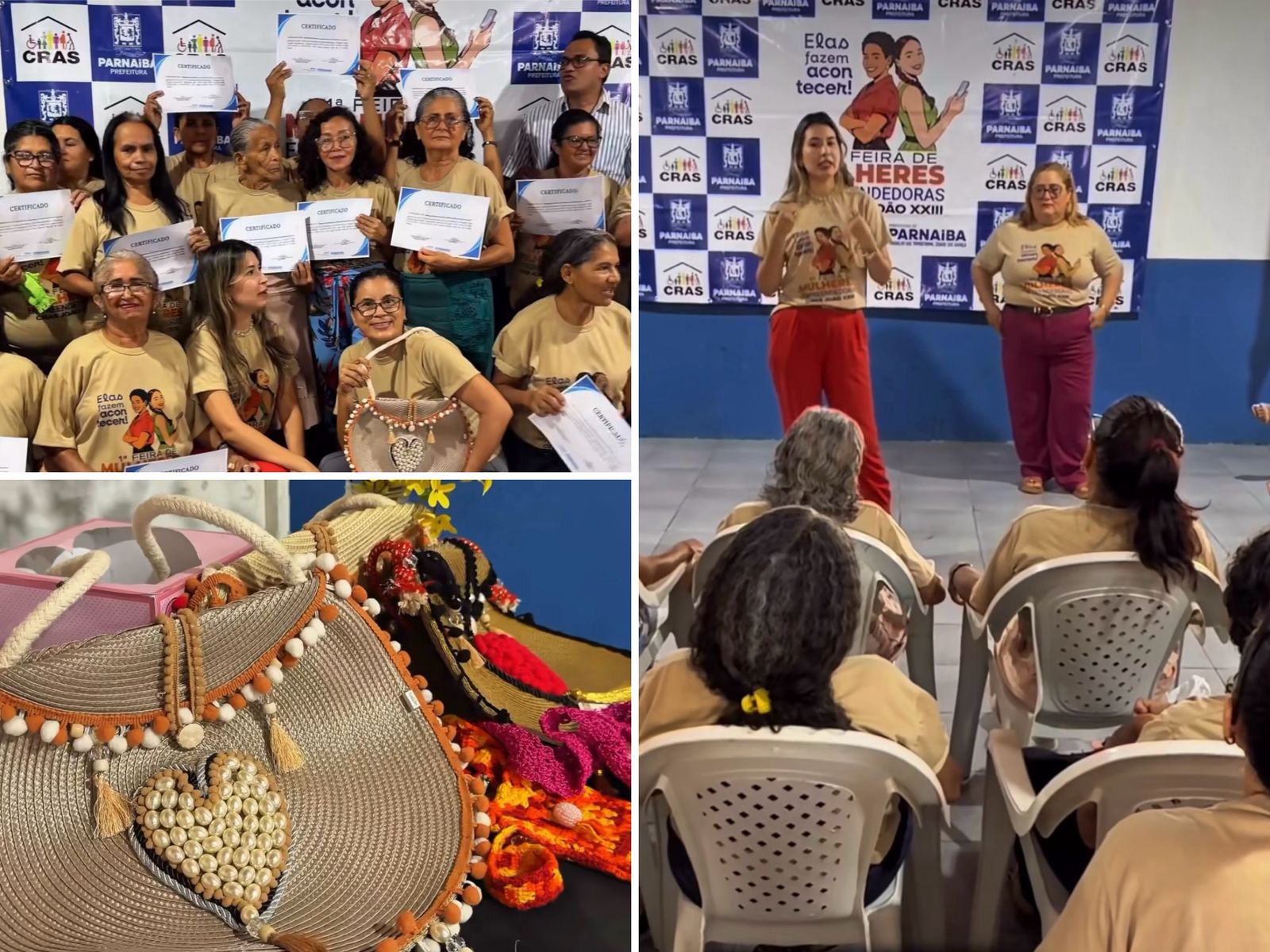 Encontro do Projeto Mulheres Empreendedoras CRAS João XXIII - Foto: Prefeitura de Parnaíba