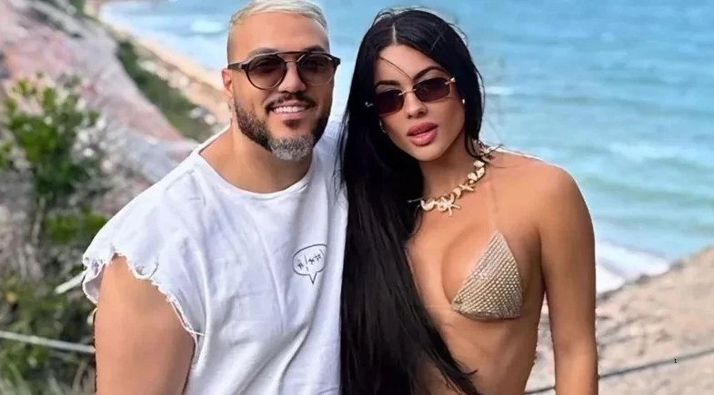 Namorada de Belo diz ter faturado R$ 80 mil em um dia após assumir romance com o cantor