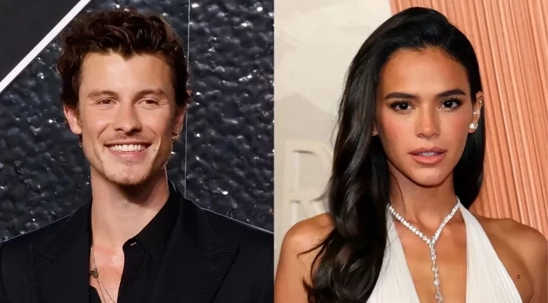 Bruna Marquezine e Shawn Mendes são vistos juntos em show de Dua Lipa em São Paulo