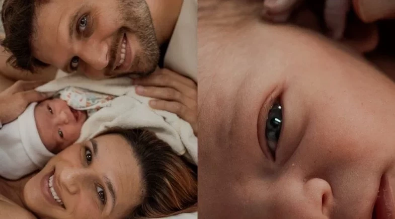 Nasce Eva, primeira filha da ginasta Jade Barbosa; veja fotos!