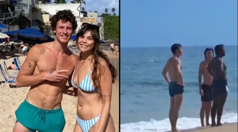 Shawn Mendes retorna para Salvador e é clicado curtindo dia de praia com amigos 