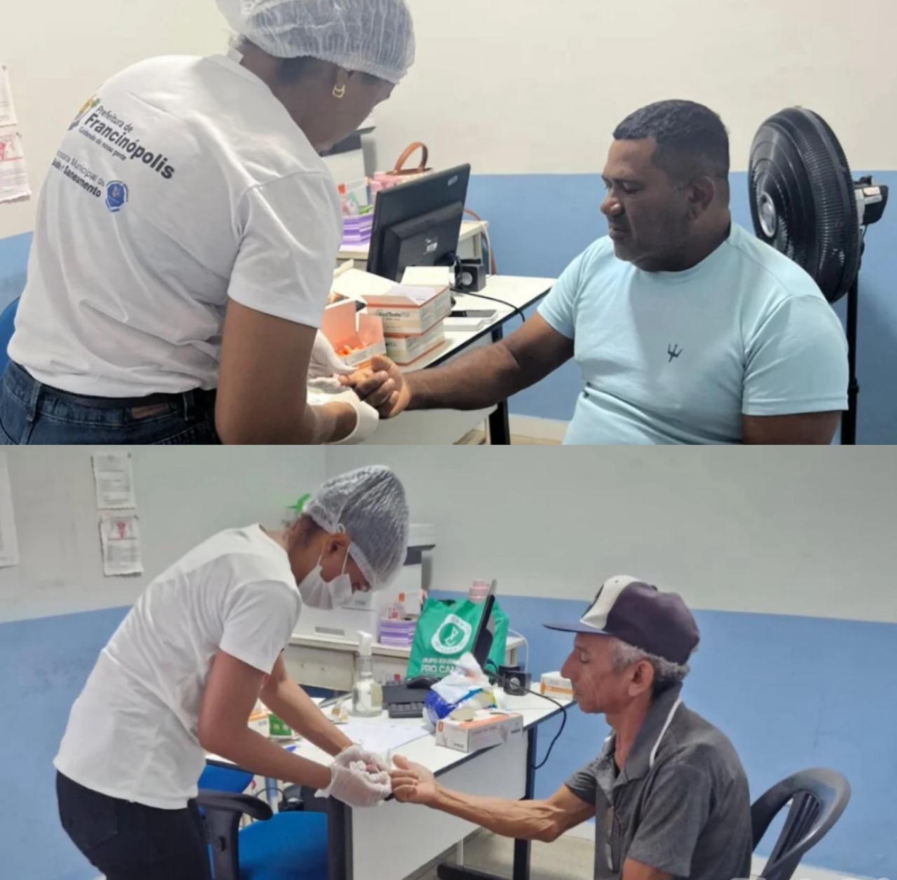 Ação de testagem de PSA reforça cuidado e prevenção à saúde do homem em Francinópolis - Imagem 2